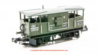 E87543 EFE Rail BR 20T 'Shark' Ballast Plough Brake Van ZUV number 993760 - BR Departmental Olive Green